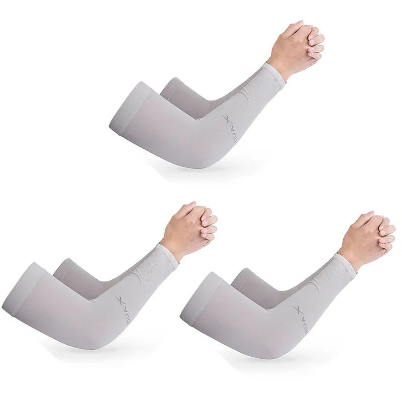 SilkGuard Breathable Sun Protection Arm Sleeves ATHLEXES