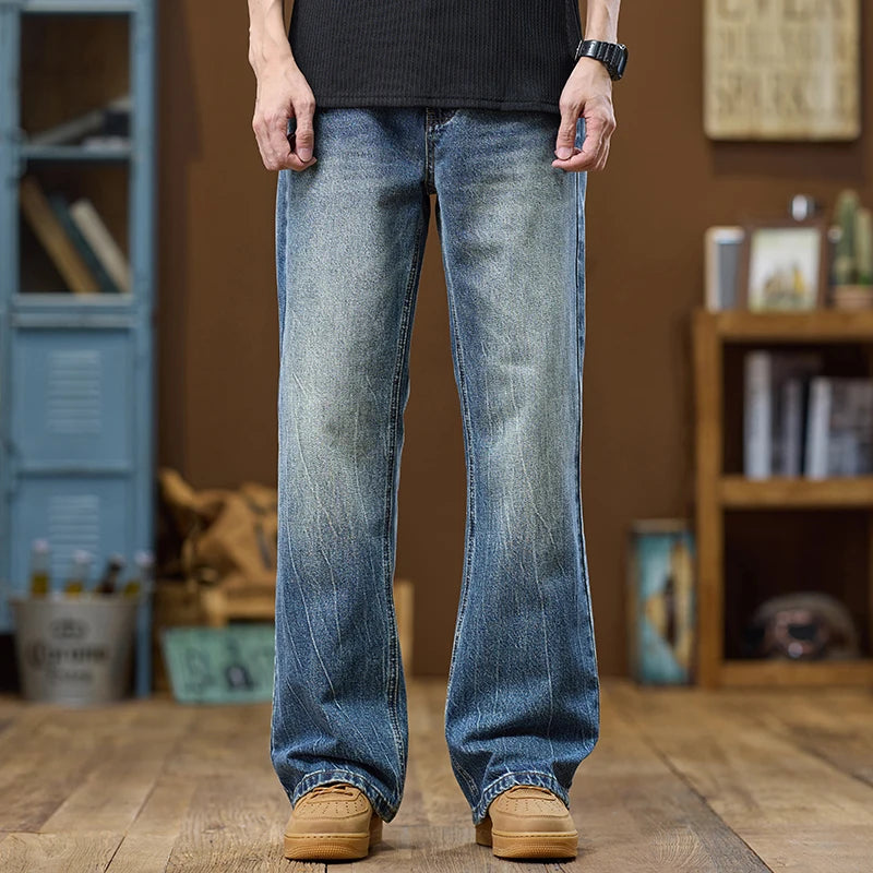 KSTUN Classic Bootcut Denim Jeans for Men ATHLEXES