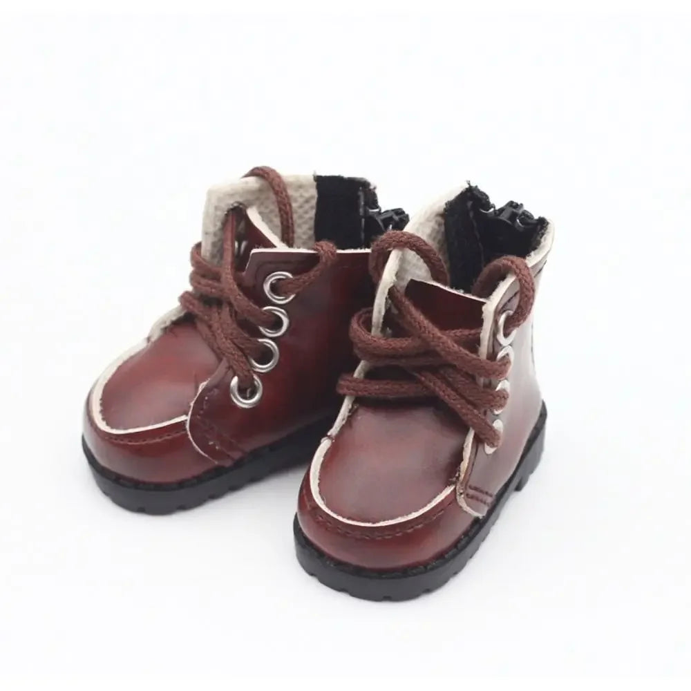 Mini Doll Boot Shoes for 20cm Plush Dolls - Stylish 5-5.5cm Accessories ATHLEXES