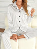 Solid Long Sleeve Pajama Set ATHLEXES