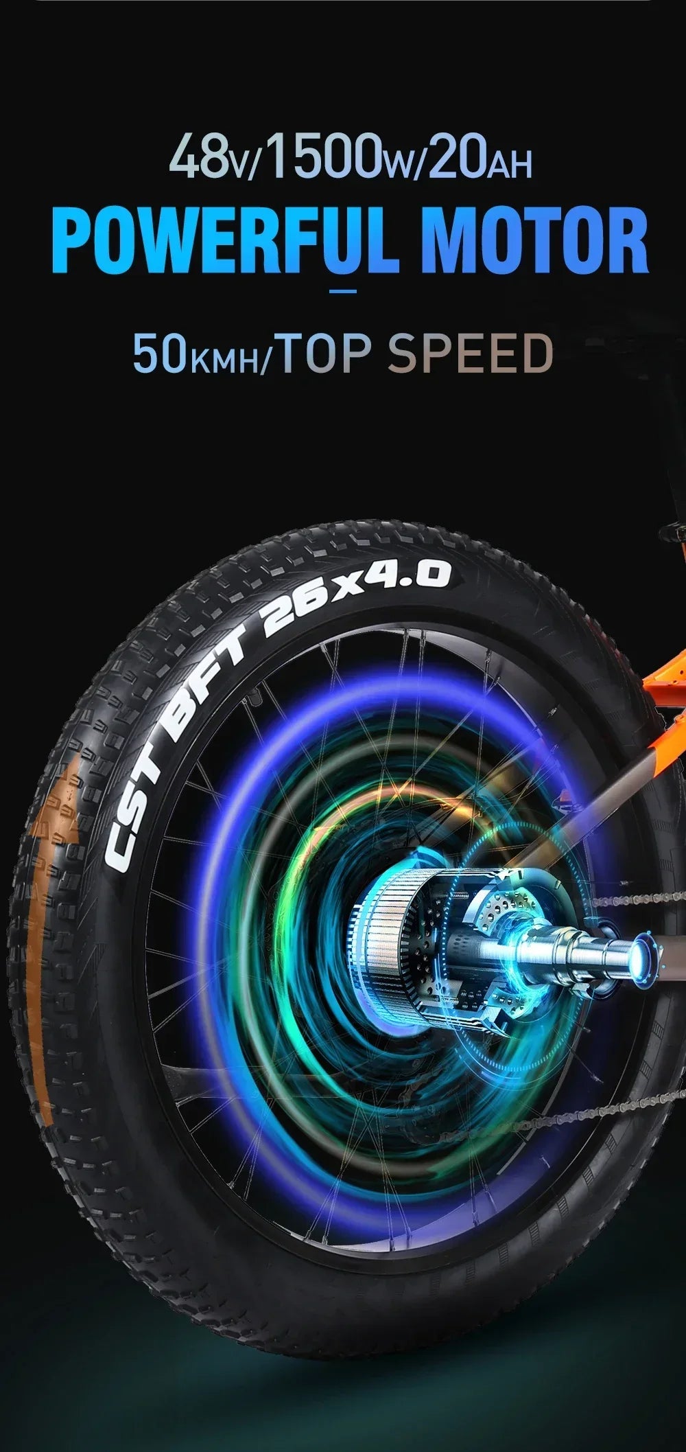 LAFLY-X800 1500W Off-Road Electric Bike 2024 ATHLEXES