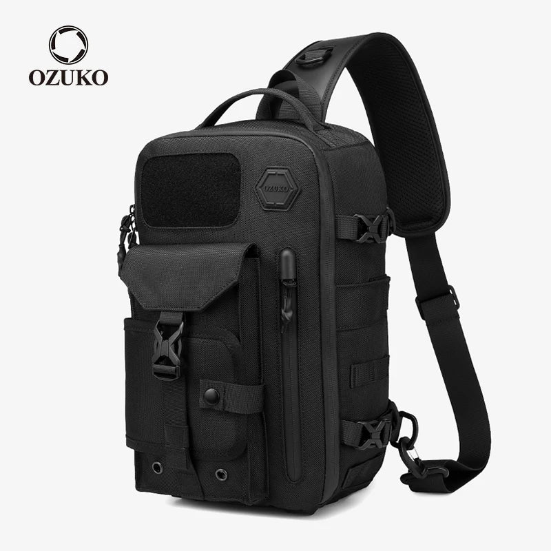 OZUKO Large Capacity Shoulder Bags for Male Waterproof Crossbody Bag ATHLEXES