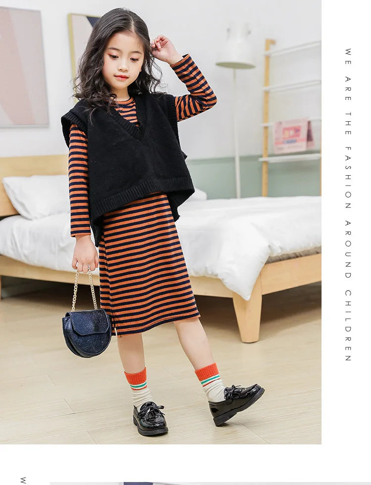 Elegant Bow-Knot Leather Flats for Girls' Events ATHLEXES