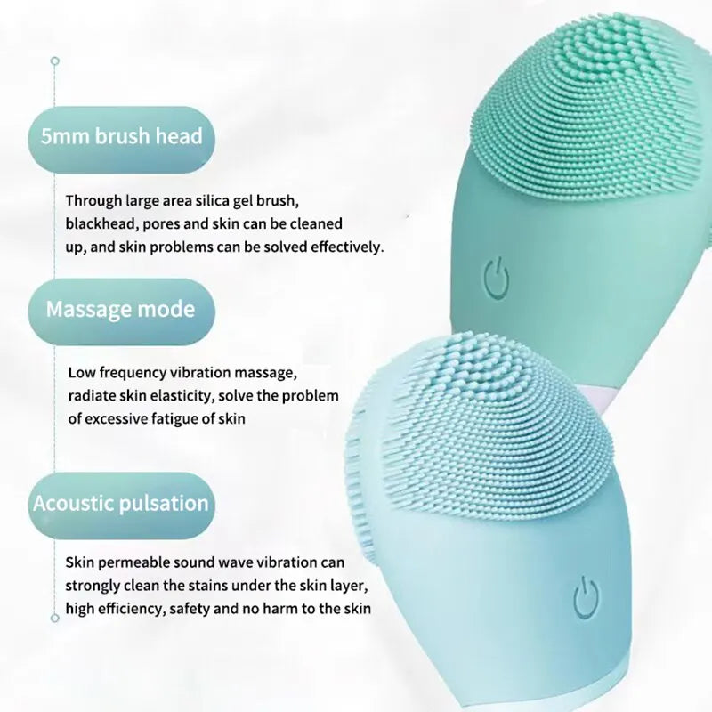 SilkGlow Electric Facial Cleansing Massager ATHLEXES