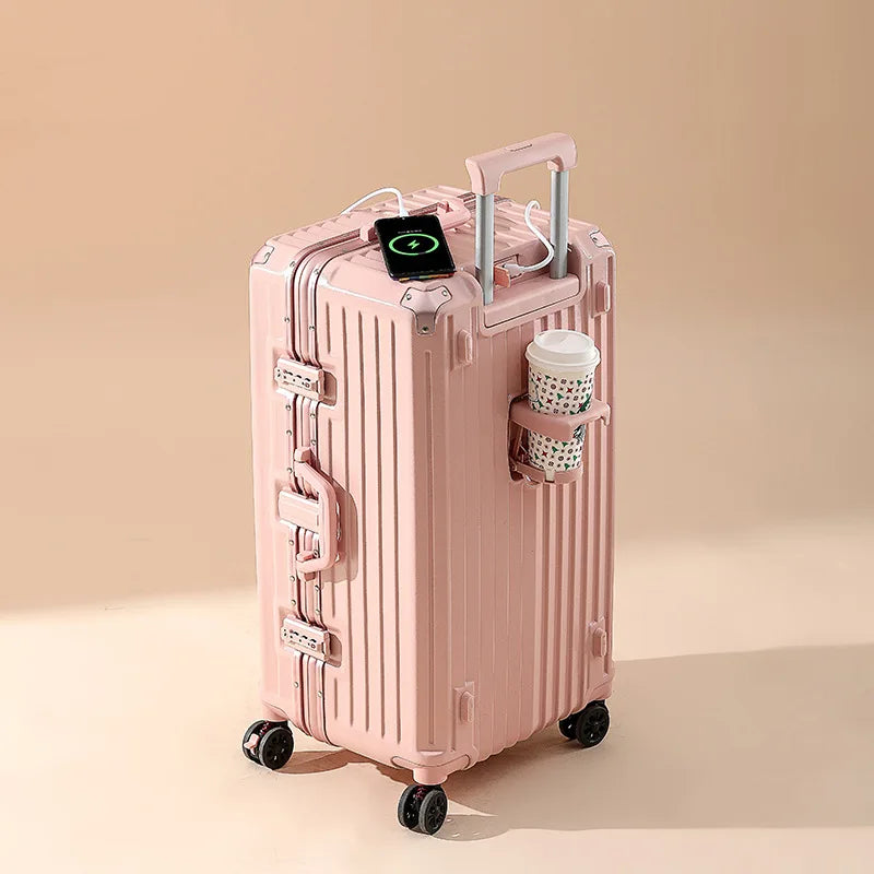 RSRDDY Durable USB Charging Luggage Set ATHLEXES