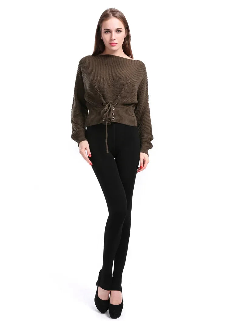 Velvet Luxe High Waist Winter Leggings for Women ATHLEXES