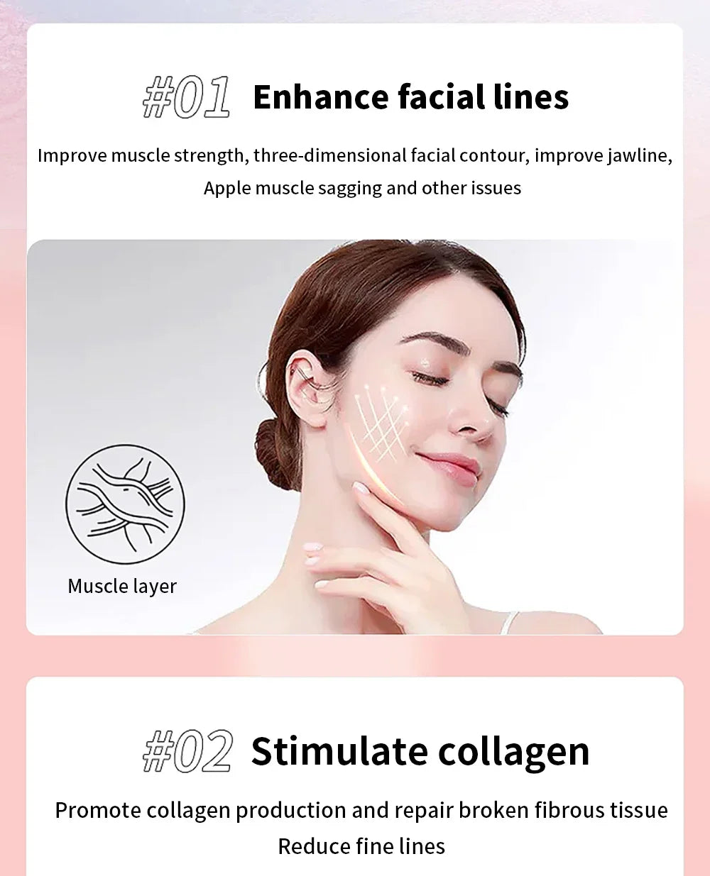 KemoKo Microcurrent Face Lifting Massager ATHLEXES