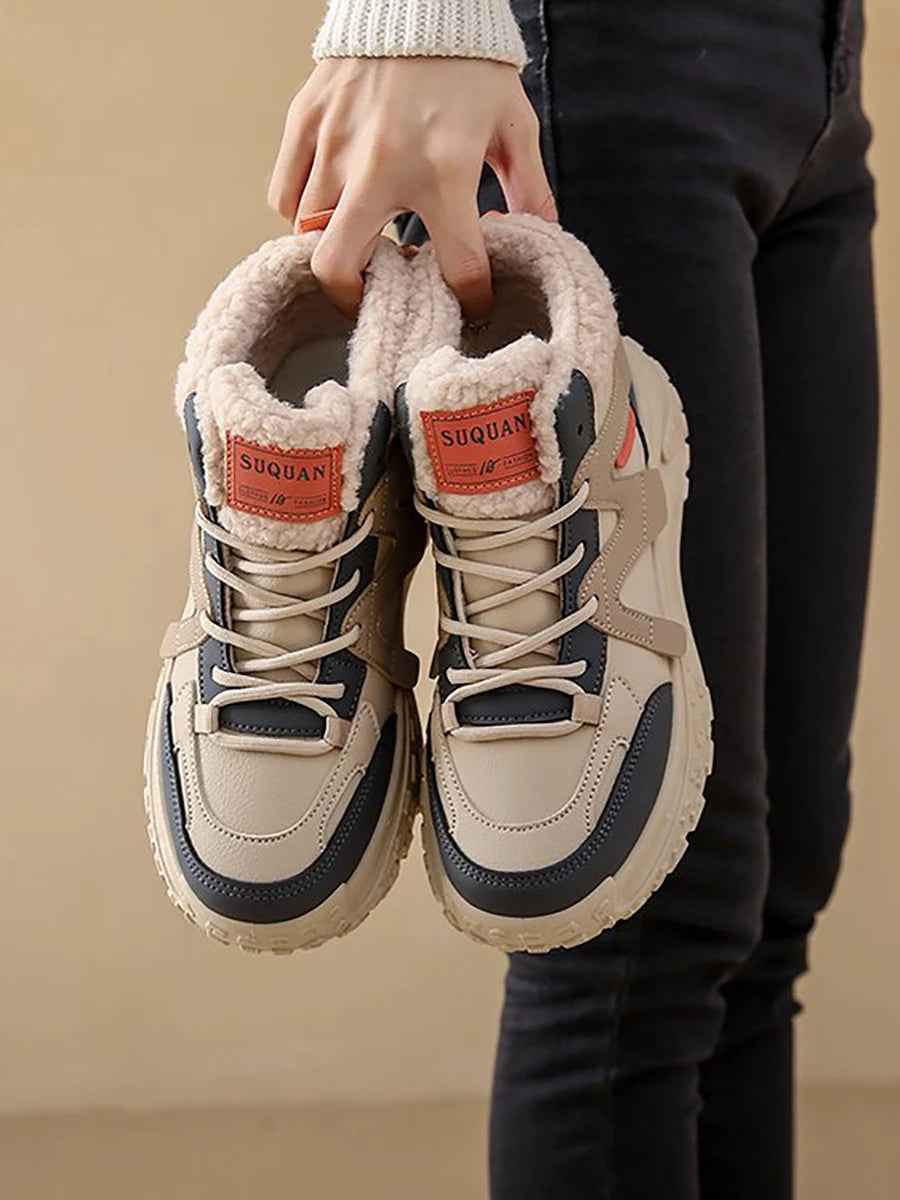 LuxSoft High Top Women's Plush Dad Shoes 2023 ATHLEXES