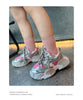 Chic Pink Leather Running Shoes for Young Girls ATHLEXES