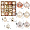 Charming 44Pcs Christmas Ball Ornament Collection ATHLEXES