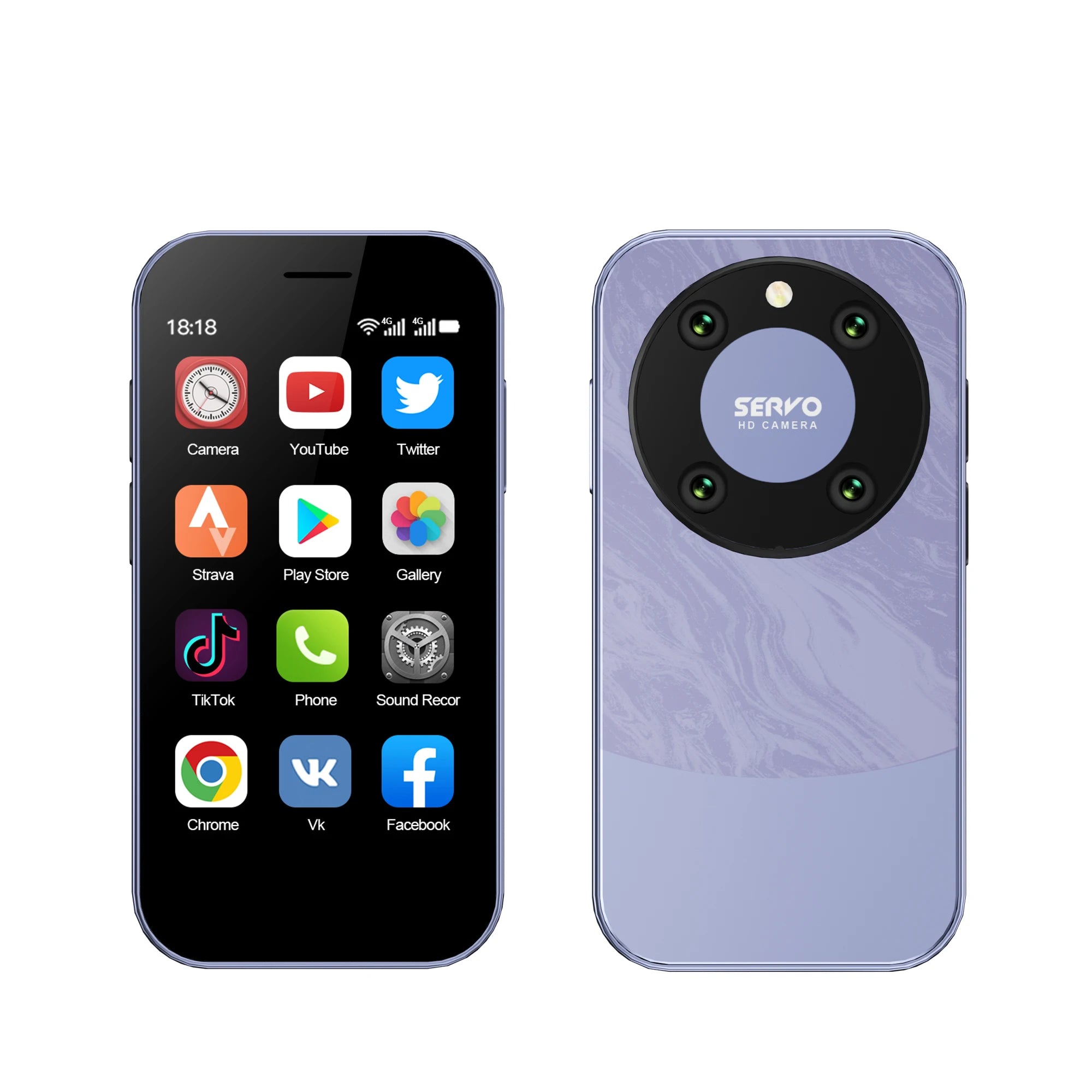 SERVO KING 9000 Mini Smartphone with Face Unlock ATHLEXES
