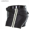 Urban Luxe PU Leather Shorts for Men ATHLEXES