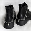 Pearl Charm Metal Shoe Buckle Chain Decorations ATHLEXES