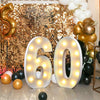 Radiant 4FT DIY Light Up Numbers for Celebrations ATHLEXES
