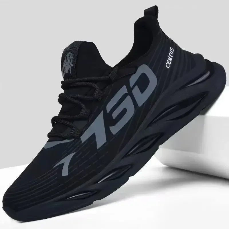 Men's casual light mesh sports shoes summer breathable cool running shoes fashion soft sole comfortable non slip male's sneakers ATHLEXES