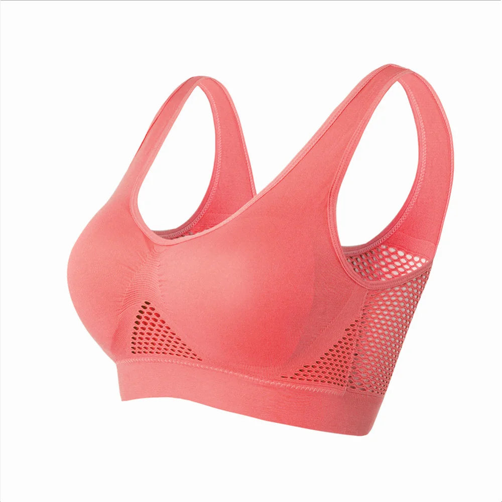 BreatheFit Plus Size Wireless Sports Bra ATHLEXES