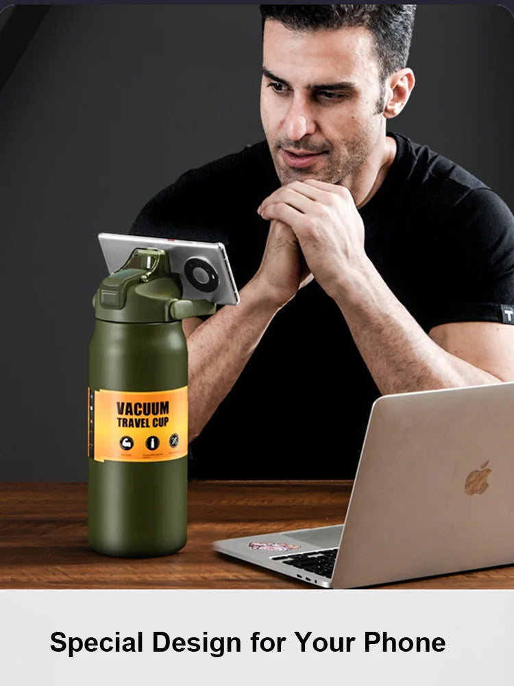 HydraGuard Stainless Steel Sport Flask ATHLEXES