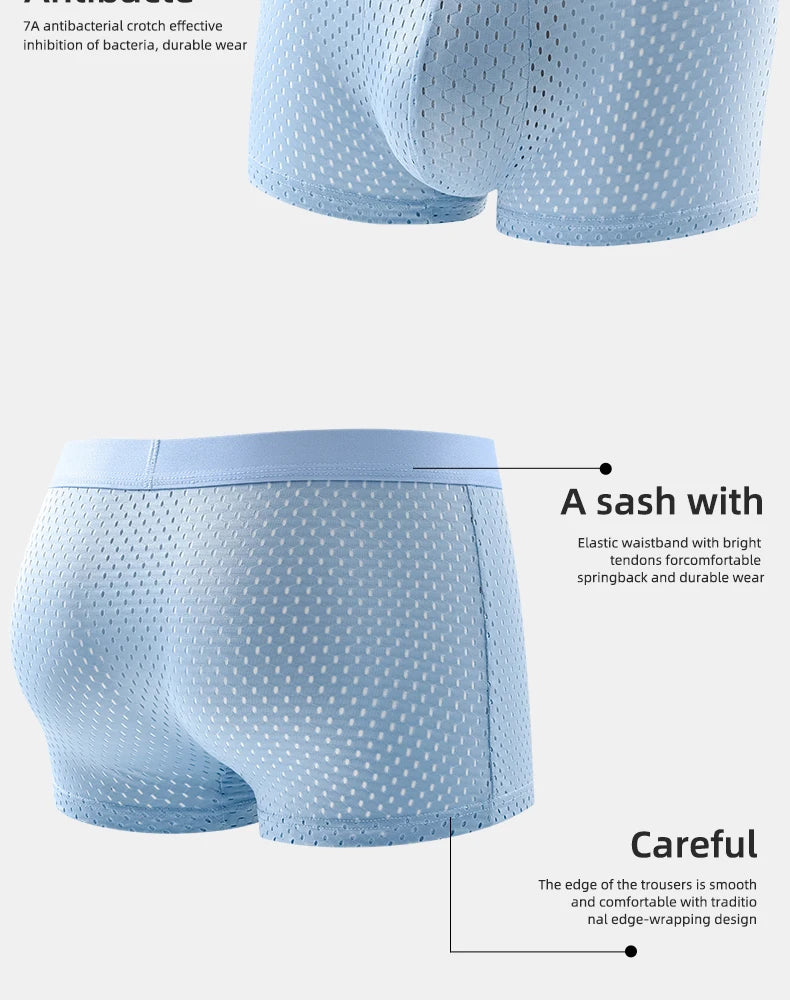 CoolSilk Plus Size Men's Boxer Shorts ATHLEXES