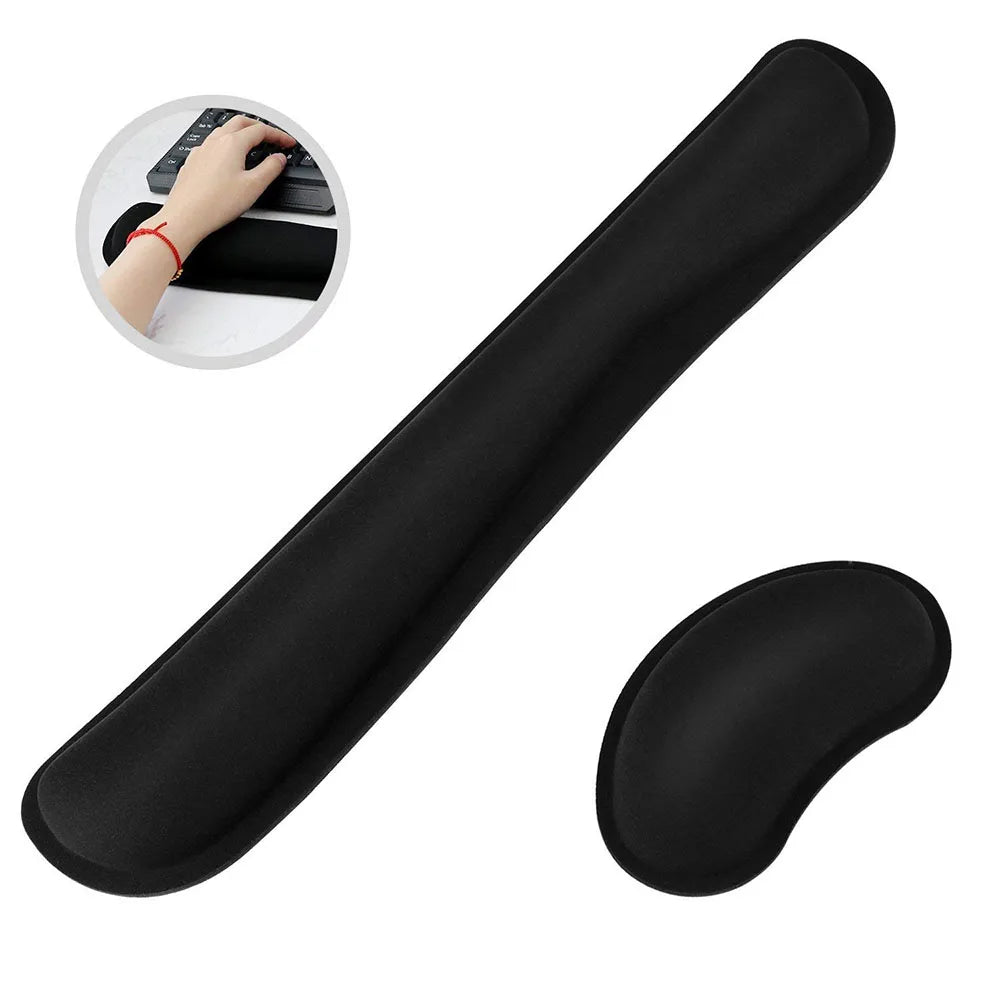 ErgoComfort Memory Foam Mouse Pad with Wrist Support ATHLEXES