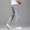 SummerStretch Men's Casual Gray Denim Pants ATHLEXES