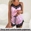 Luxe Lace V-Neck Pajama Shorts Set ATHLEXES