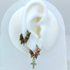 MDNEN Titanium Three-Layer Clicker Earring Set ATHLEXES