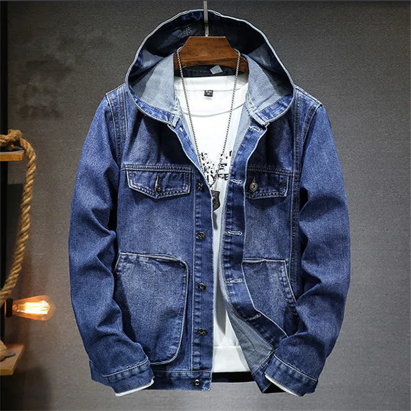 All-Weather Denim Hooded Jacket ATHLEXES