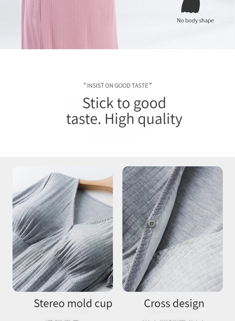 ComfortChic Maternity Nursing Nightgown ATHLEXES
