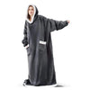 CozySleeve Oversized Flannel Hoodie Blanket for All Seasons ATHLEXES