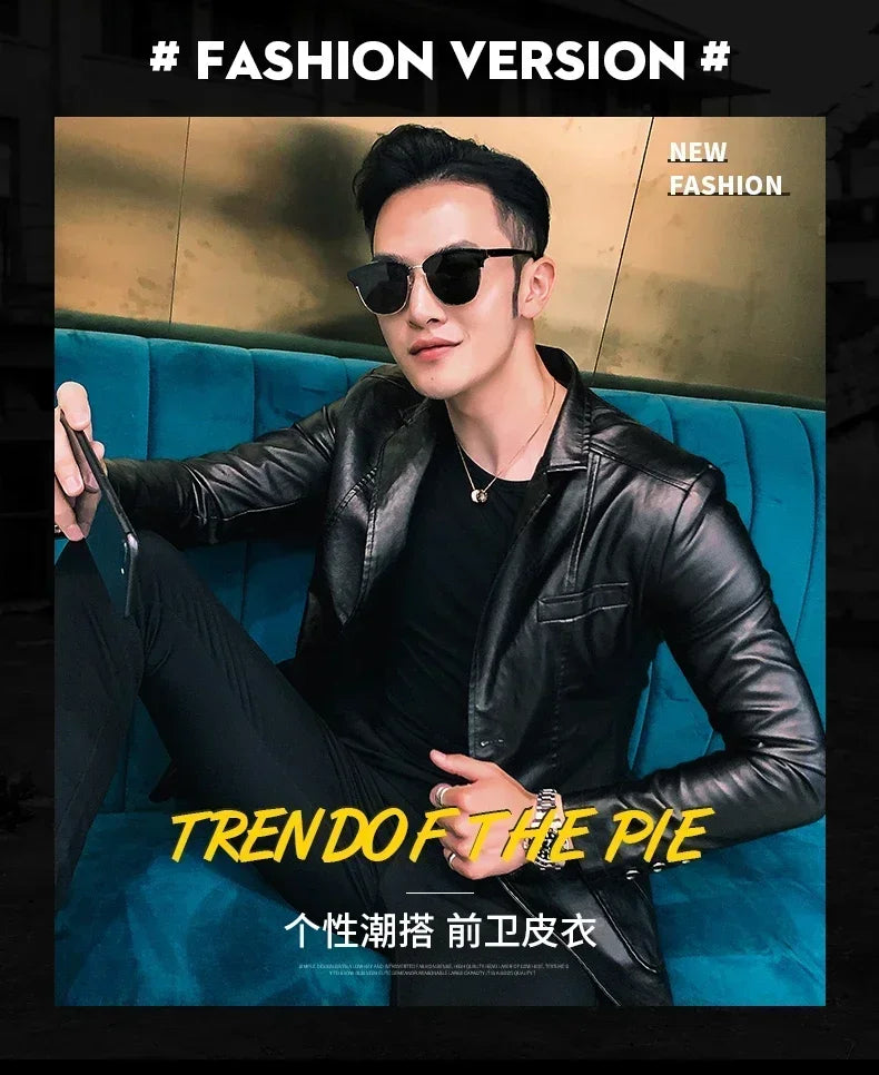 BACKONMUST PU Leather Jacket ATHLEXES