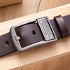 Luxury Cowhide Men's Belt with Metal Alloy Buckle ATHLEXES