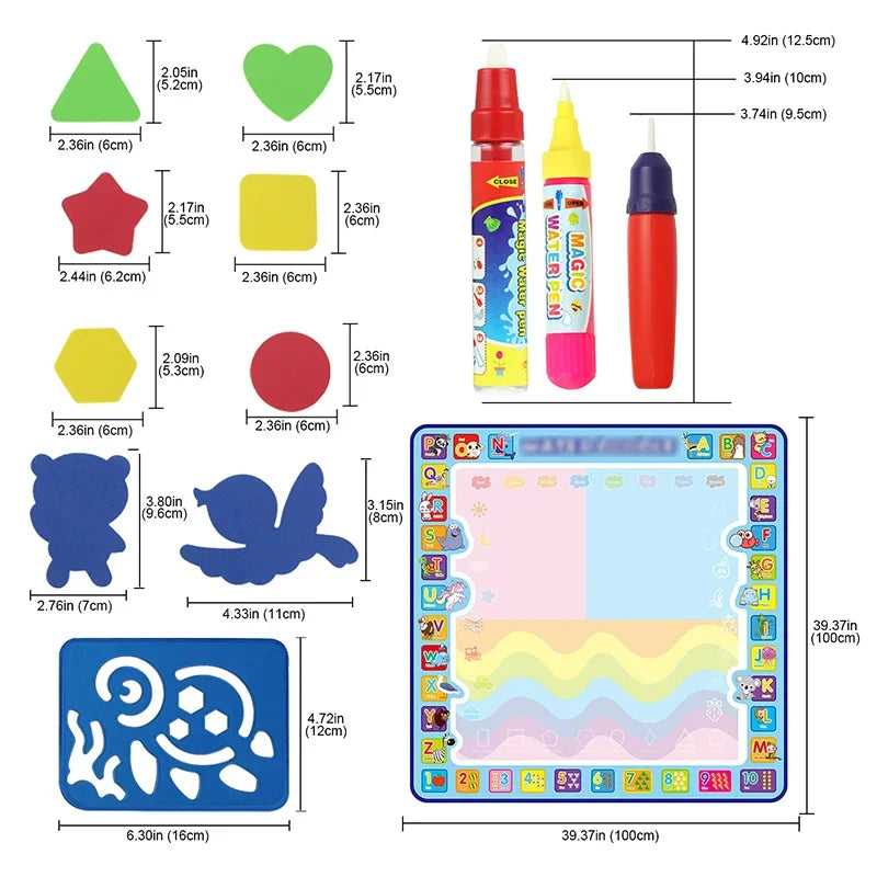 Magical Water Canvas Pens ATHLEXES