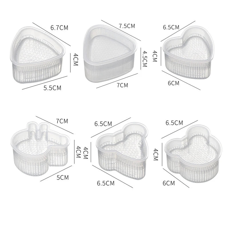 SushiCraft Triangle Mould Set for Onigiri Delights ATHLEXES