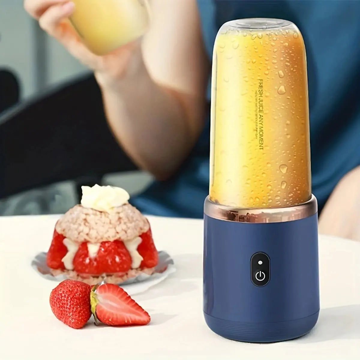 BlendPro 6-Blade Electric Portable Juice and Smoothie Maker ATHLEXES