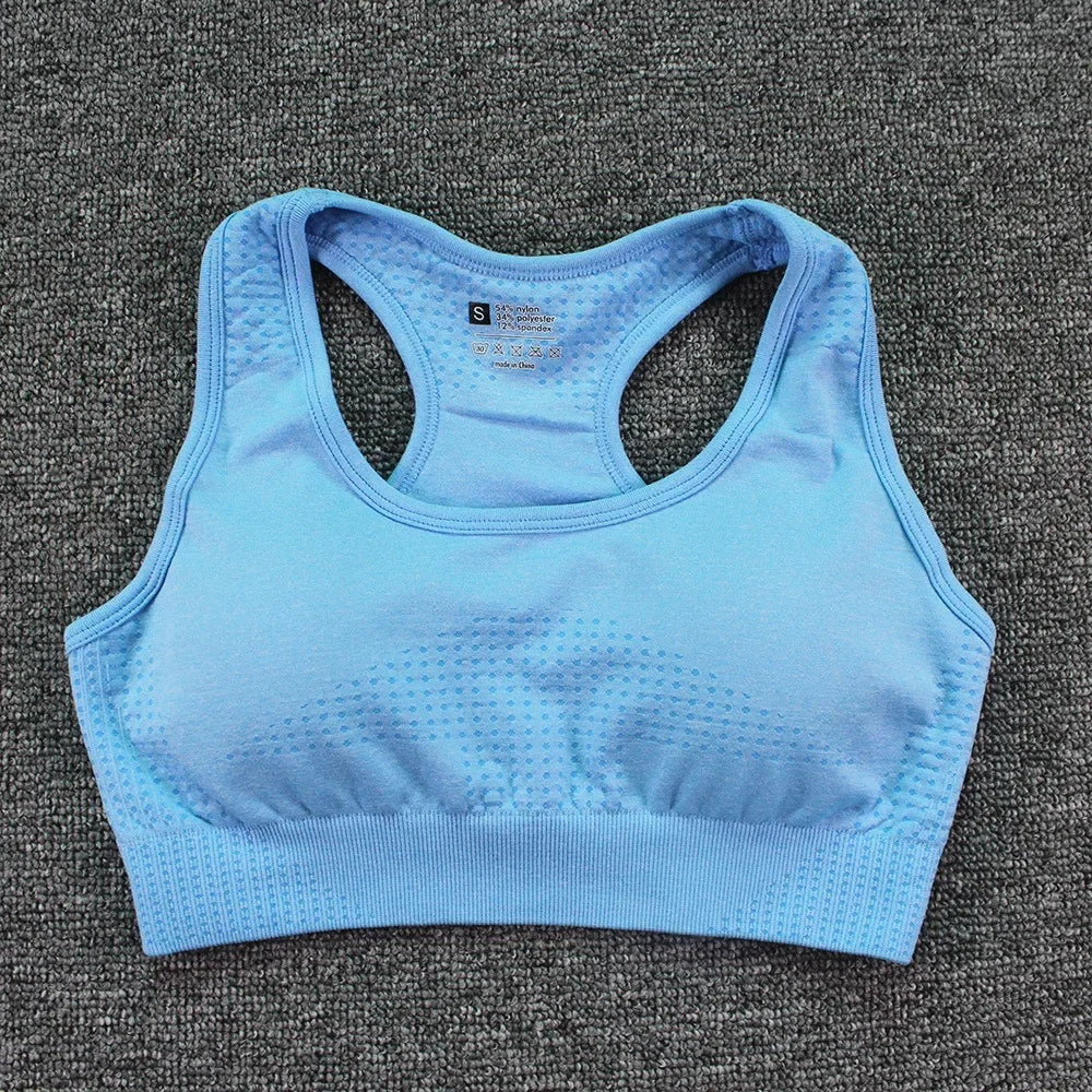 Seamless DotFit Women's Support Sports Bra ATHLEXES