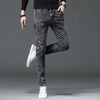 Classic Slim Stretch Black & Dark Gray Men's Jeans Trousers ATHLEXES