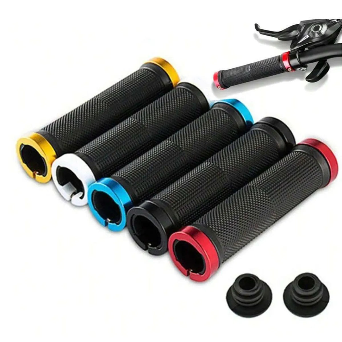 GripMax Anti-Slip Mountain Bike Handlebars Pair ATHLEXES