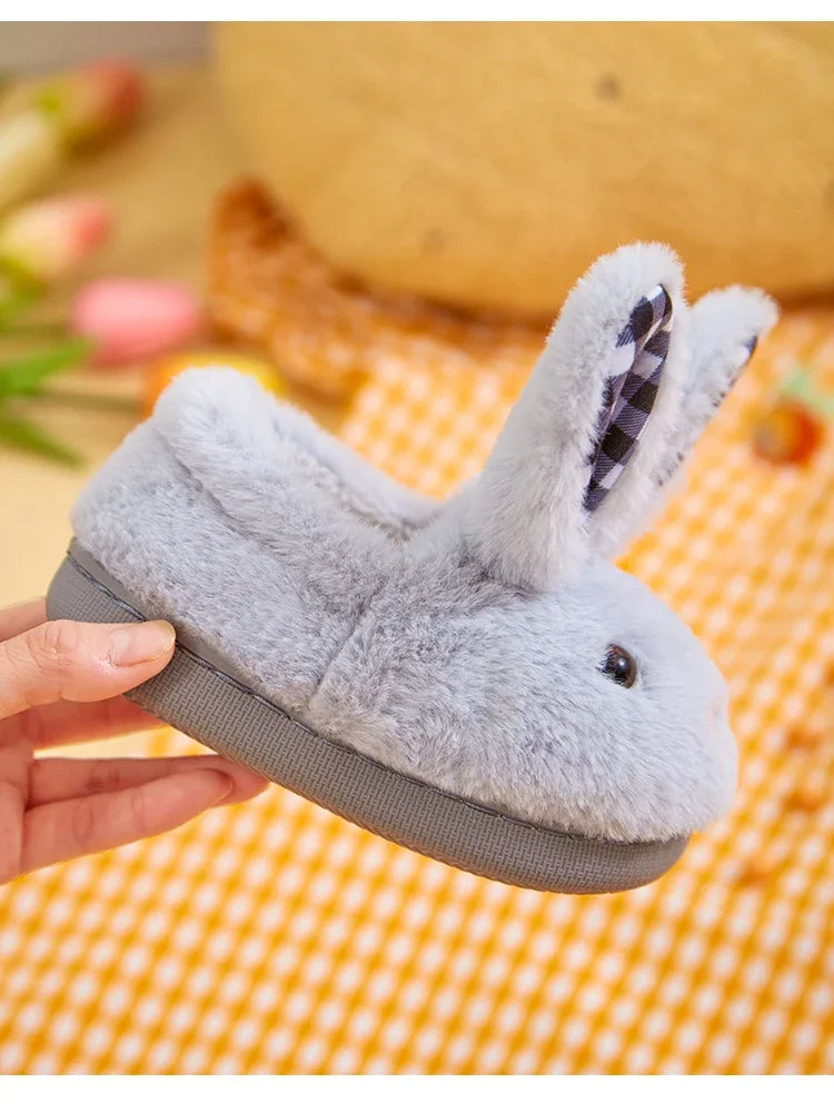 CozyRabbit Plush Kids Indoor Winter Slippers ATHLEXES