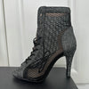 Hollow Mesh Peep Toe Stilettos: Summer High Heel Fashion ATHLEXES