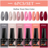 NailArt Pro 6pc UV Gel Polish Kit for Manicure ATHLEXES