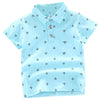 Boys' Trendy Cotton Lapel Print Summer Shirt 2025 ATHLEXES