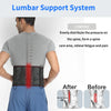 LumbarEase Adjustable Back Support Belt for Pain Relief ATHLEXES