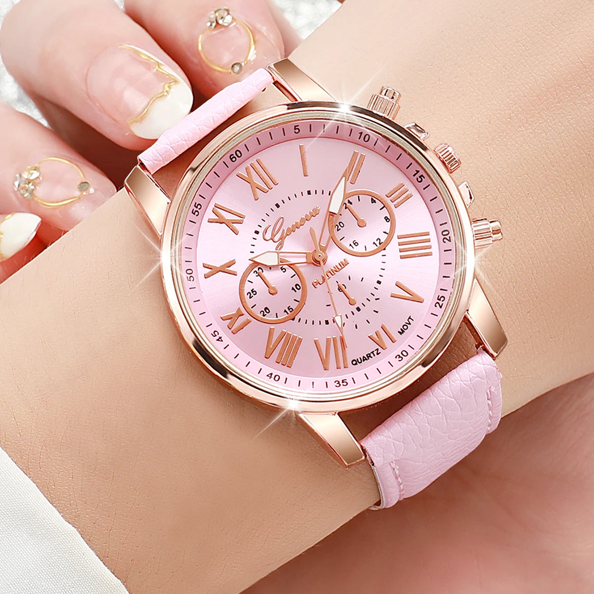 Chic Roma Dial Women's Watch Set ATHLEXES