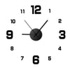 Artistry Time: 3D Wall Decal Decorative Clock ATHLEXES