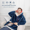 CozySleeve Oversized Flannel Hoodie Blanket for All Seasons ATHLEXES