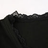 Lace Trim Slim Fit Crop Top for Summer Style ATHLEXES