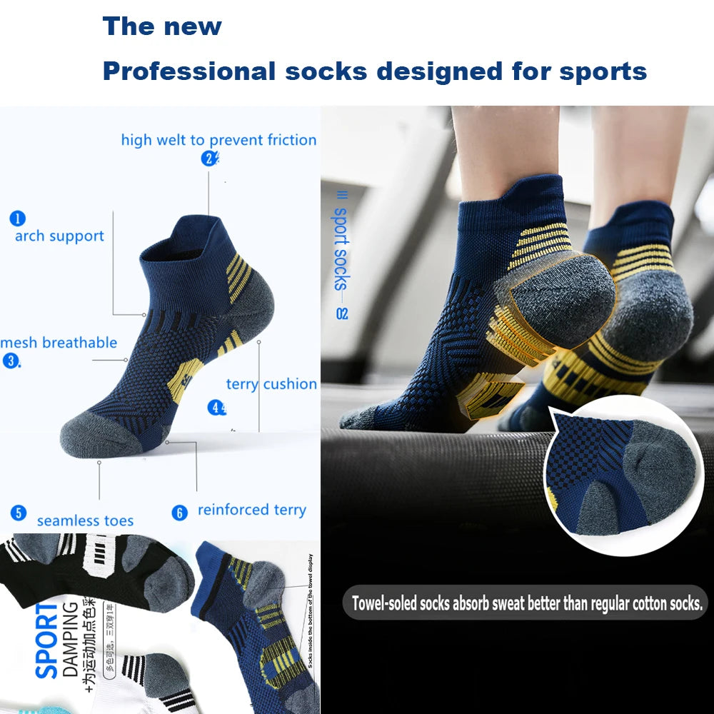 ProFit Non-Slip Running Socks 3 Pair Set ATHLEXES