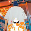 ZAZOMDE Retro Cartoon Tiger Oversized Tee ATHLEXES