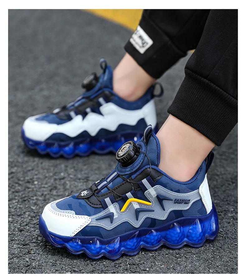 Stylish Leather Kids Running Sneakers ATHLEXES