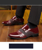 Classic Black Pointed Toe Leather Loafers for Men ATHLEXES